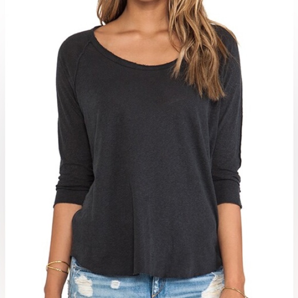 James Perse Gray Sweatshirt